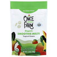 Once Upon A Farm, Organic Smoothie Melts, Toddler, Tropical Greens, 1 oz (28 g)