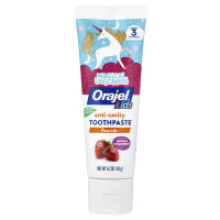 Orajel, Kids, Anticavity Fluoride Toothpaste, 2-10 Years, Natural Strawberry, 4.2 oz (119 g)