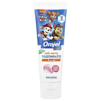 Orajel, Kids, Paw Patrol™ Anticavity Fluoride Toothpaste, 2-10 Years, Natural Fruity Bubble, 4.2 oz (119 g)