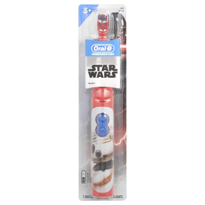 Oral-B, Kids, Battery Power Toothbrush, Soft, 3+ Years, Star Wars, 1 Toothbrush