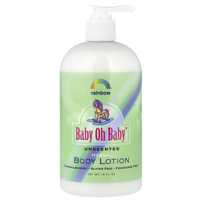 Rainbow Research, Baby Oh Baby®, Herbal Body Lotion, Unscented, 16 fl oz