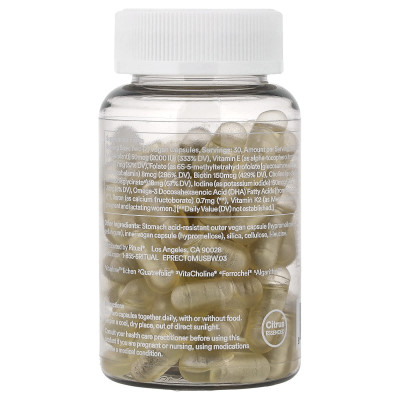 Ritual, Essential for Women, Prenatal Multivitamin, Citrus, 60 Vegan Capsules