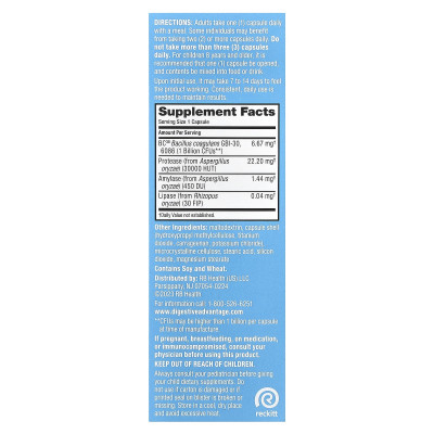 Schiff, Digestive Advantage®, Daily Probiotics + Intensive Bowel Support, 96 Capsules