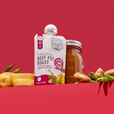Serenity Kids, Beef Pot Roast with Organic Vegetables & Herbs, 7+ Months, 3.5 oz (99 g)