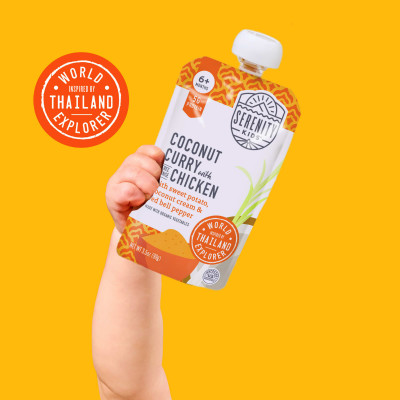 Serenity Kids, Coconut Curry with Free Range Chicken, 6+ Months, 3.5 oz (99 g)