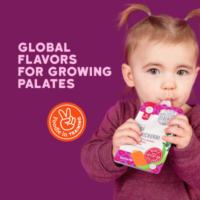 Serenity Kids, Grass Fed Beef Chimichurri with Carrot, Potato, Green Beans & Parsley, 7+ Months, 3.5 oz (99 g)
