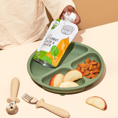 Serenity Kids, Organic Butternut Squash & Spinach with Olive Oil, 6+ Months, 3.5 oz (99 g)