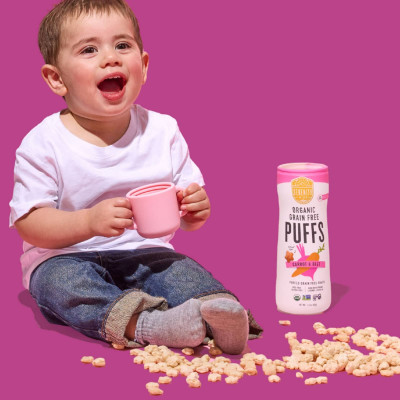 Serenity Kids, Organic Grain Free Puffs, Carrot & Beet, 1.5 oz (42 g)