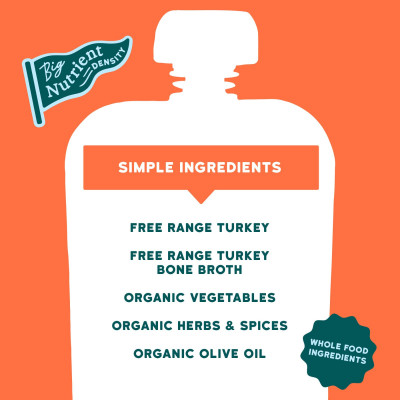 Serenity Kids, Turkey Bolognese with Organic Vegetables & Herbs, 7+ Months, 3.5 oz (99 g)