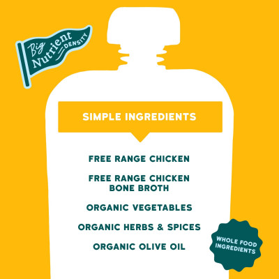 Serenity Kids, Turmeric Chicken with Organic Vegetables & Herbs, 7+ Months, 3.5 oz (99 g)