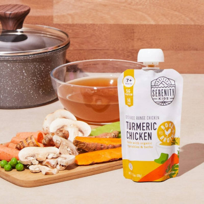 Serenity Kids, Turmeric Chicken with Organic Vegetables & Herbs, 7+ Months, 3.5 oz (99 g)
