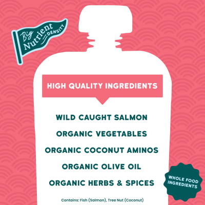 Serenity Kids, Wild Caught Salmon Teriyaki, 6+ Months, 3.5 oz (99 g)