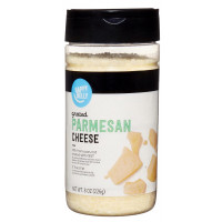 Amazon Brand - Happy Belly Grated Parmesan Cheese Shaker, 8 Oz