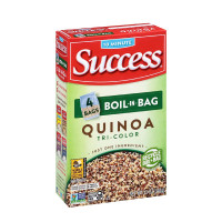 Success Boil-In-Bag Quinoa, Quick Tri-Color Quinoa, 12-Ounce Box