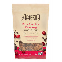 Amazon Brand - Aplenty, Dark Chocolate Cranberry Granola Clusters, 11 oz