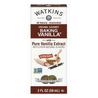 Watkins All Natural Original Gourmet Baking Vanilla with Pure Extract, 2 fl. oz. Bottle, 1-Pack