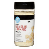 Amazon Brand - Happy Belly Grated Parmesan and Romano Cheese Shaker, 8 Oz