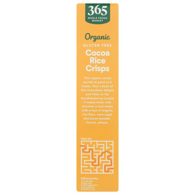 365 by Whole Foods Market, Organic Cocoa Crisps Cereal, 10 Ounce