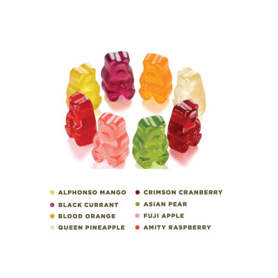 Albanese World's Best Ultimate 8 Flavor Gummi Bears, 7.75 Ounce Bag