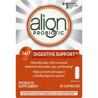 Align Probiotic, Probiotics for Women and Men, Daily Probiotic Supplement for Digestive Health*, #1 Recommended Probiotic by Doctors and Gastroenterologists‡, 42 Capsules