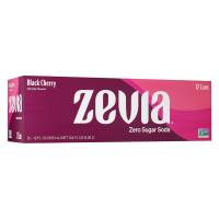 Zevia Zero Calorie Soda, Black Cherry, 12 Ounce Cans (Pack of 12)