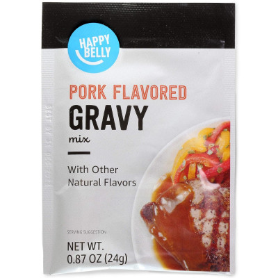 Amazon Brand - Happy Belly Pork Gravy Mix, 0.87 Oz