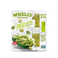 Wholly Avocado Diced, 4 oz Tray (2 Pack)
