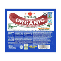 Applegate Farms Organic Uncured Beef Hot Dogs, 14 OZ