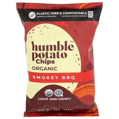 Humble Potato Chips Co Organic Smokey BBQ Potato Chips, 5 OZ