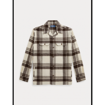 Classic Fit Plaid Wool Camp Workshirt