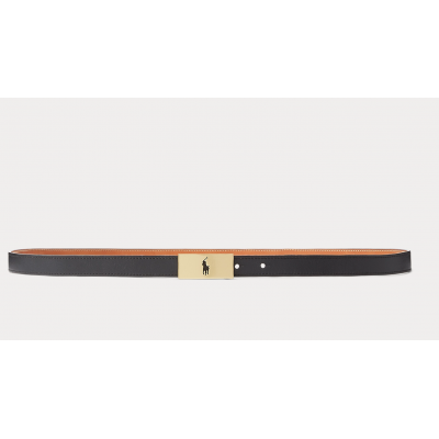 Polo ID Reversible Vachetta Leather Belt