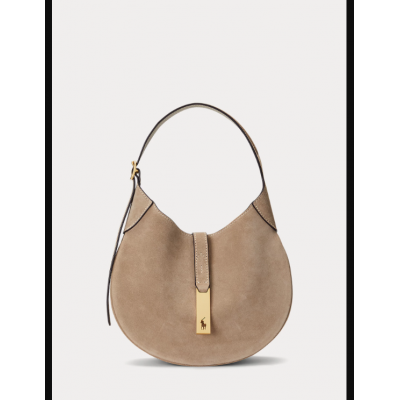 Polo ID Suede Small Shoulder Bag