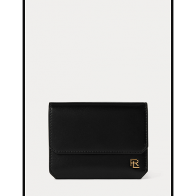 RL Box Calfskin Small Vertical Wallet