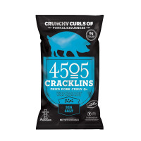 4505 MEATS Sea Salt Pork Cracklins, 3 Ounce
