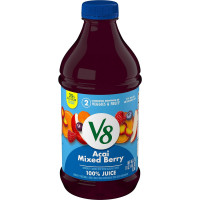 V8 Blends 100% Juice Acai Mixed Berry Juice, 46 fl oz Bottle
