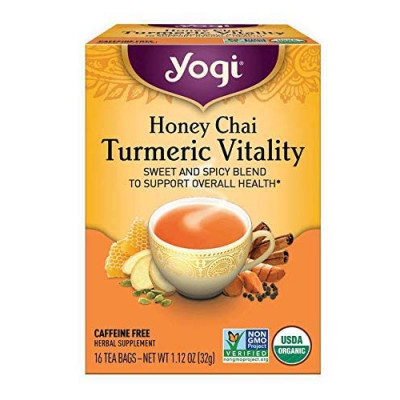 Yogi Tea, Honey Chai Turmeric Vitality, 16 ct