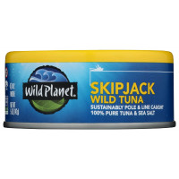 Wild Planet Wild Skipjack Light Tuna, Sea Salt, 5 oz
