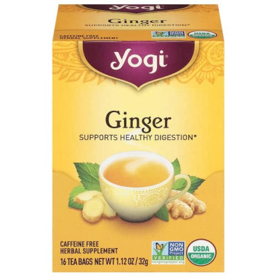 Yogi Tea, Ginger, 1.12 Ounce