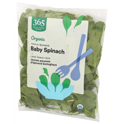 365 by Whole Foods Market, Organic Baby Spinach, 5 oz