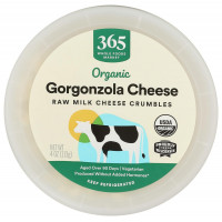 365 by Whole Foods Market, Cheese Gorgonzola Crumbles Organic, 4 Ounce