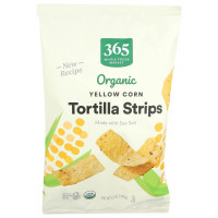 365 By Whole Foods Market, Tortilla Strip Yellow Corn Organic, 12 Ounce