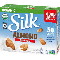 Silk Organic Almondmilk, Original, 64 fl oz, 3 ct