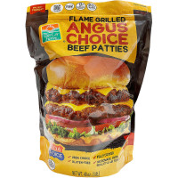 Don Lee Farms Angus Choice Beef Patties, Flame Grilled, 12/4 oz