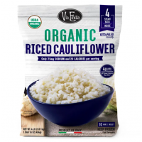 Via Emilia Organic Riced Cauliflower 4/16 Oz Steamable Bag