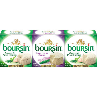 Boursin Gournay Cheese, Variety Pack, 5.2 oz, 3 ct