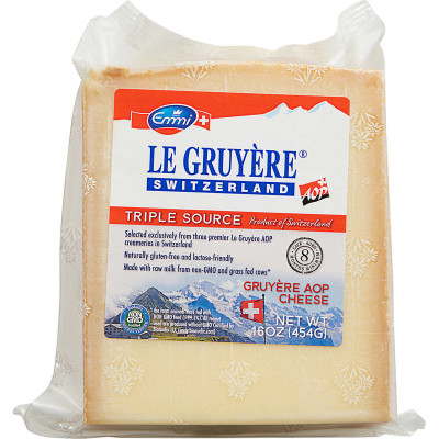 Emmi Le Gruyere Switzerland AOP Triple Source Cheese, 1 lb