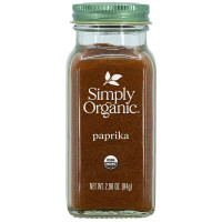 Simply Organic Smoked Paprika, 2.96 Ounce, Organic Paprika, Warm, Mildly Tangy, Hint of Sweetness, Kosher, No ETO, Non GMO