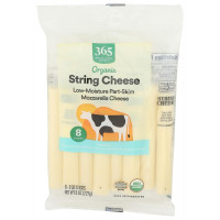 365 by Whole Foods Market Organic Mozzarella String Cheese, 8 OZ