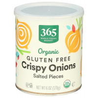 365 by Whole Foods Market, Onions Crispy Organic, 6 Ounce