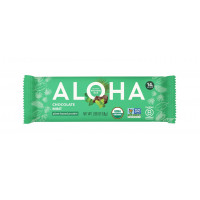 ALOHA Organic Plant Based Protein Bars, Vegan, Low Sugar & Carb, Paleo, Non-GMO, Gluten/Stevia/Soy Free, No Sugar Alcohols, Chocolate Mint, 1.98 Oz